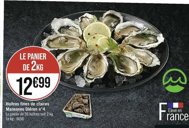 huîtres fines de claires marennes oléron n°4
