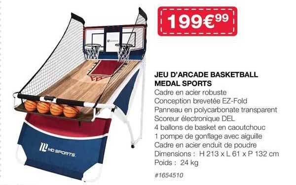 jeu d'arcade basketball medal sports