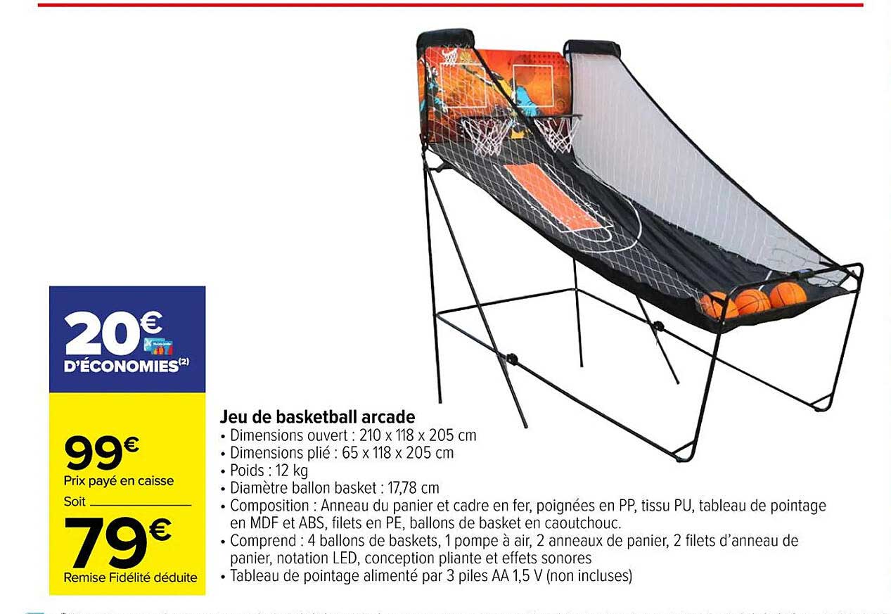 jeu de basketball arcade