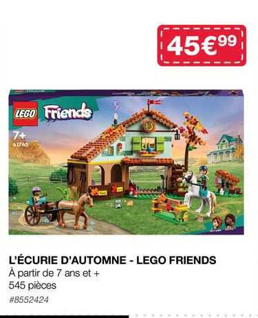 l'écurie d'automne - lego friends