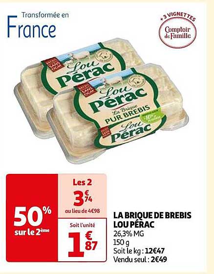 la brique de brebis lou pérac