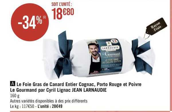 le foie gras de canard entier cognac, porto rouge et poivre le gourmand par cyril lignac jean larnaudie