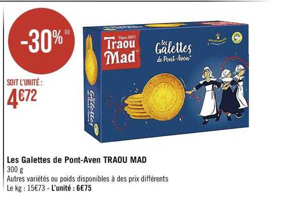les galettes de pont-aven traou mad