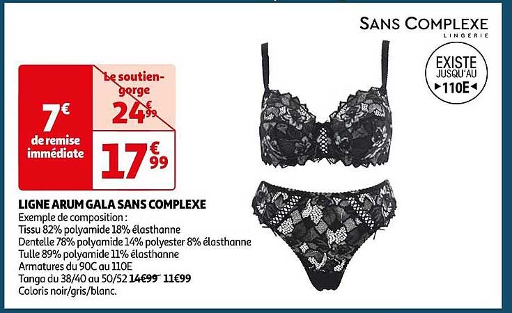 Ligne Arum Gala Sans Complexe