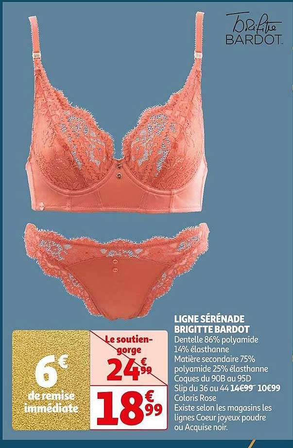 ligne sérénade brigitte bardot