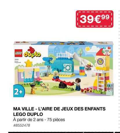 ma ville - l'aire de jeux des enfants lego duplo