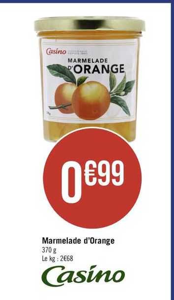 marmelade d'orange casino