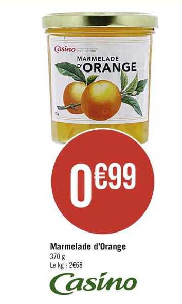 marmelade d'orange casino