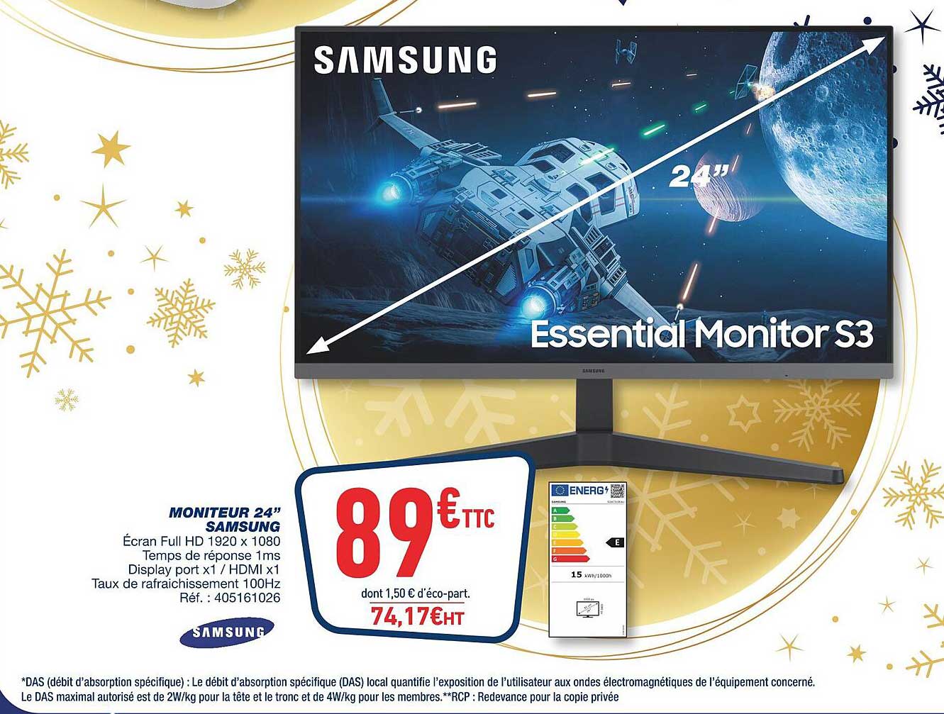 monteur 24" samsung