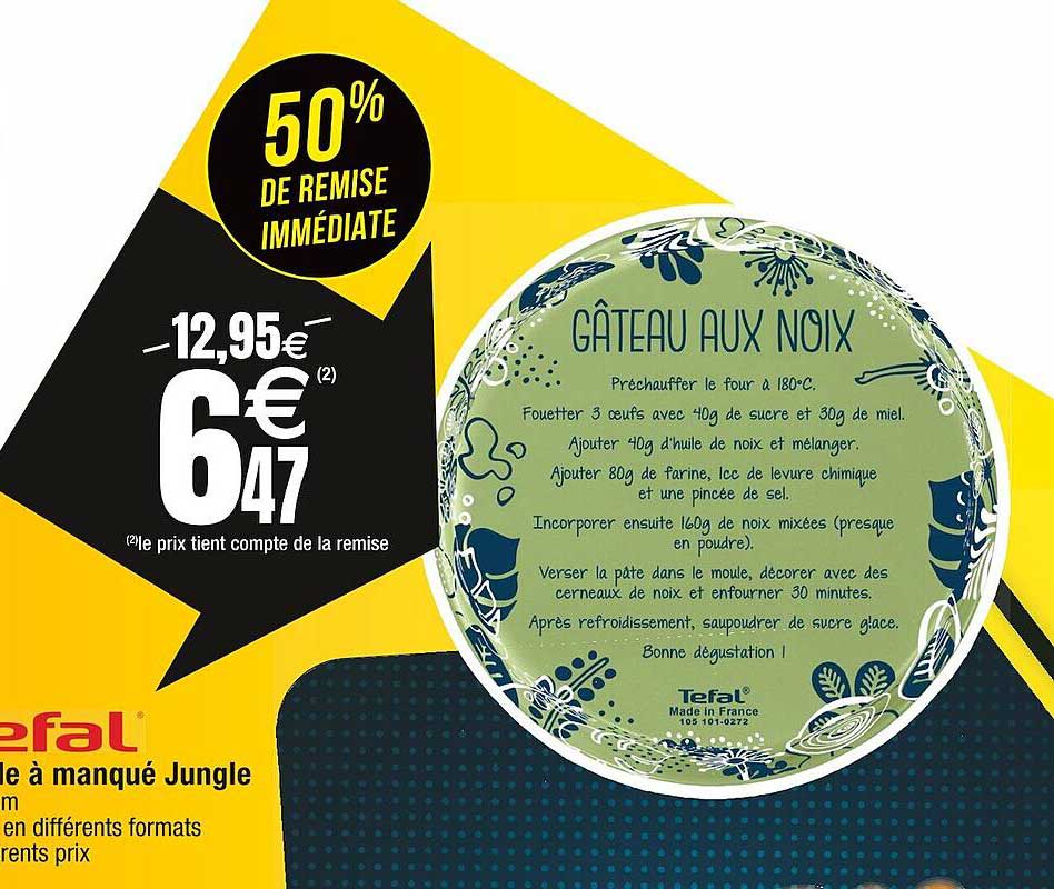 moule à manqué jungle tefal