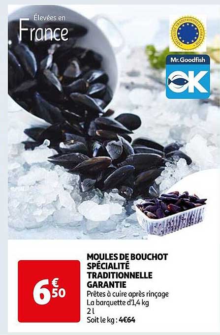 moules de bouchot spécialité traditionnelle garantie