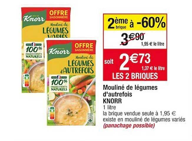 mouliné de légumes d'autrefois knorr