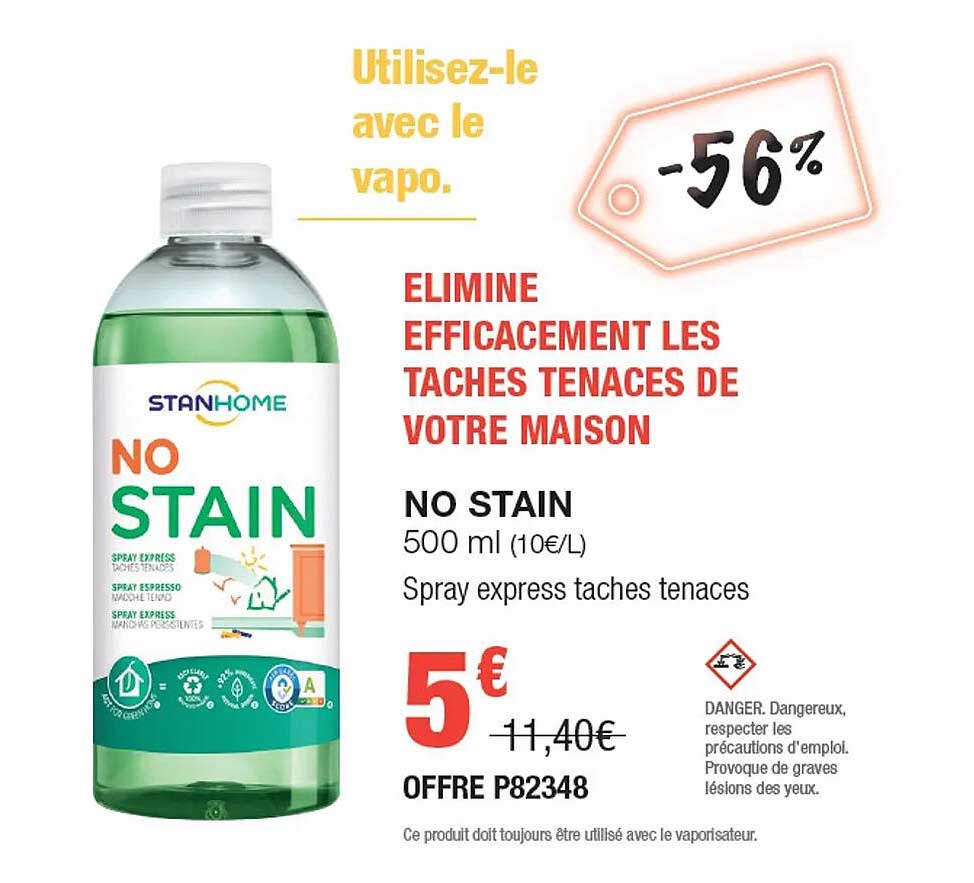 no stain spray express taches tenaces