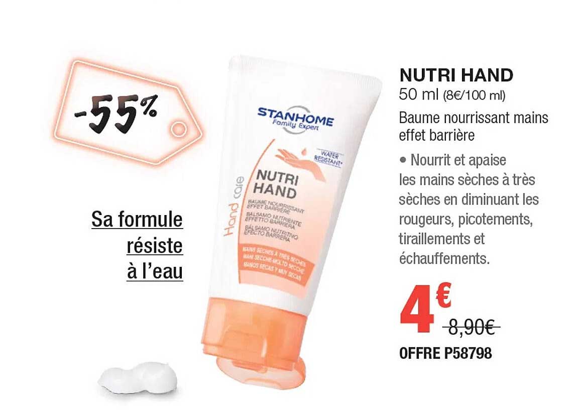nutri hand baume nourissant mains effet barrière
