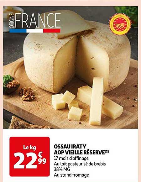 ossau iraty aop vieille réserve