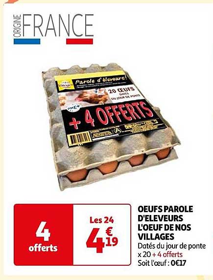 œufs parole d'éleveurs l'œuf de nos villages