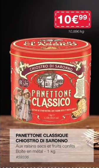 panettone classique chiostro di saronno