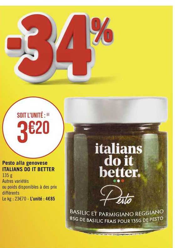 pesto alla genovese italians do it better