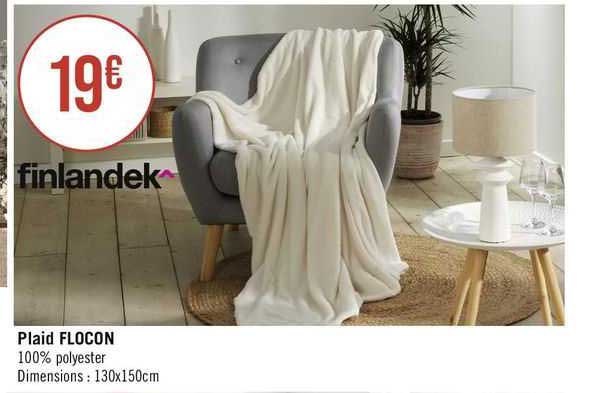 plaid flocon finlandek