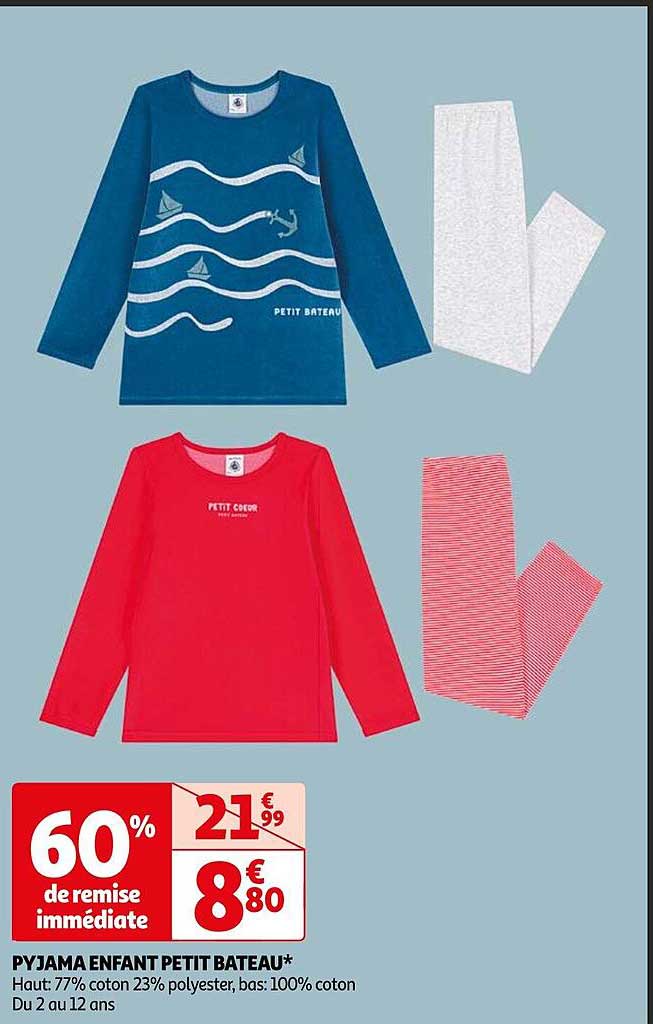 pyjama enfant petit bateau