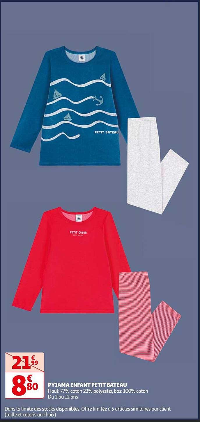 pyjama enfant petit bateau