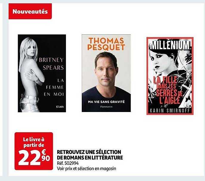 retrouvez une sélection de romans en littérature