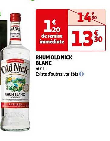 rhum old nick blanc