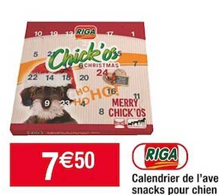 riga calendrier de l'ave snacks pour chien