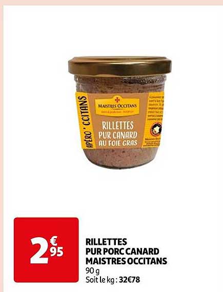 rillettes pur porc canard maistres occitans