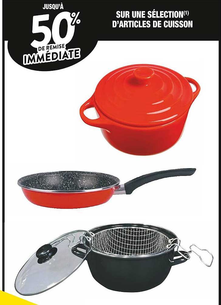 sélection d'articles de cuisson