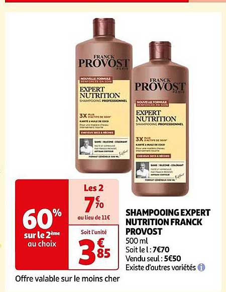 shampooing expert nutrition franck provost