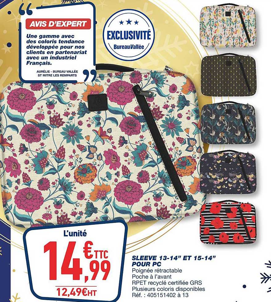 sleeve 13-14" et 15-14" pour pc