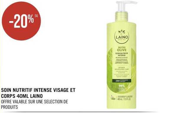soin nutritif intense visage et corps 40ml laino