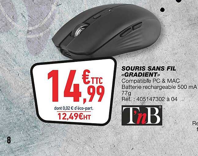 Souris Sans Fil «gradient» T'nb