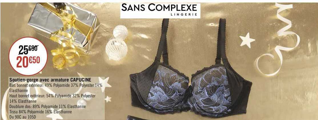soutien-gorge avec armature capucine