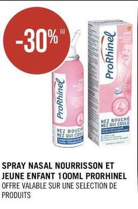 spray nasal nourrisson et jeune enfant 100ml prorhinel