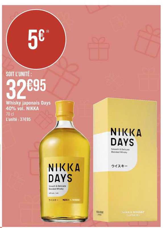 whisky japonais days 40% vol. nikka