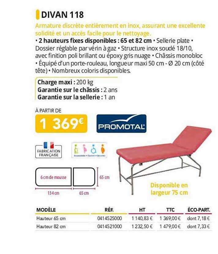 divan 118 promotal