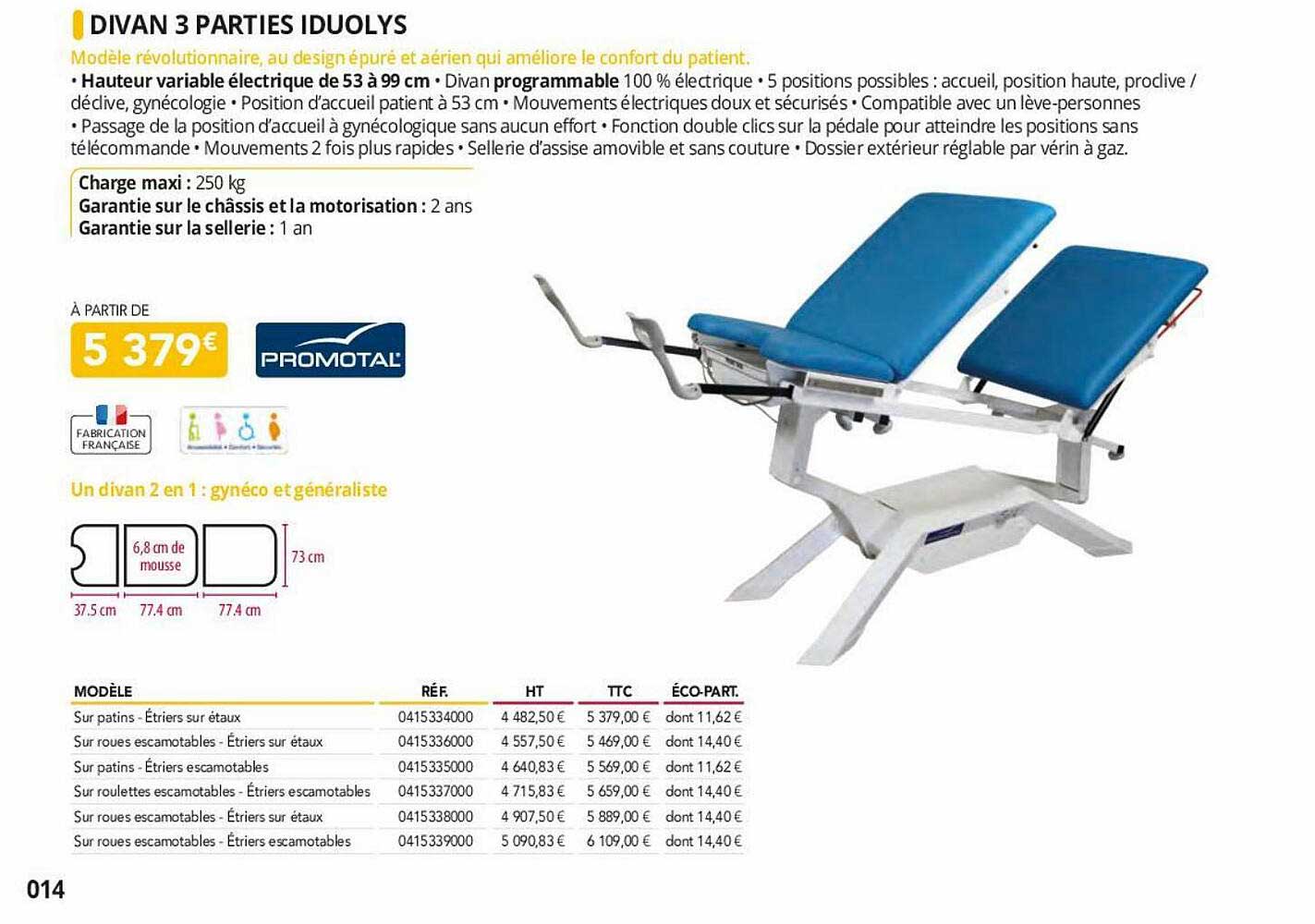 divan 3 parties iduolys