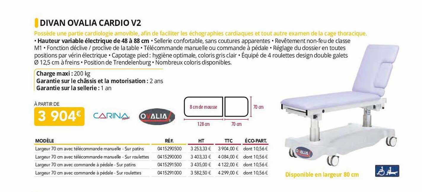 divan ovalia cardio v2