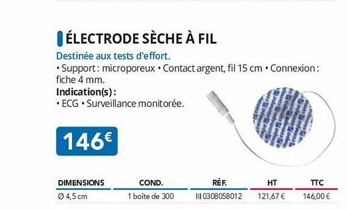 électrode sèche à fil