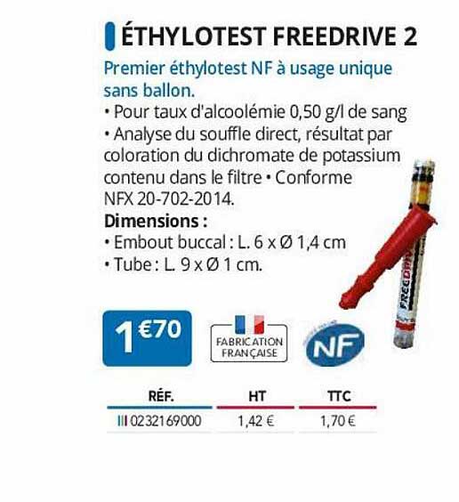 éthylotest Freedrive 2