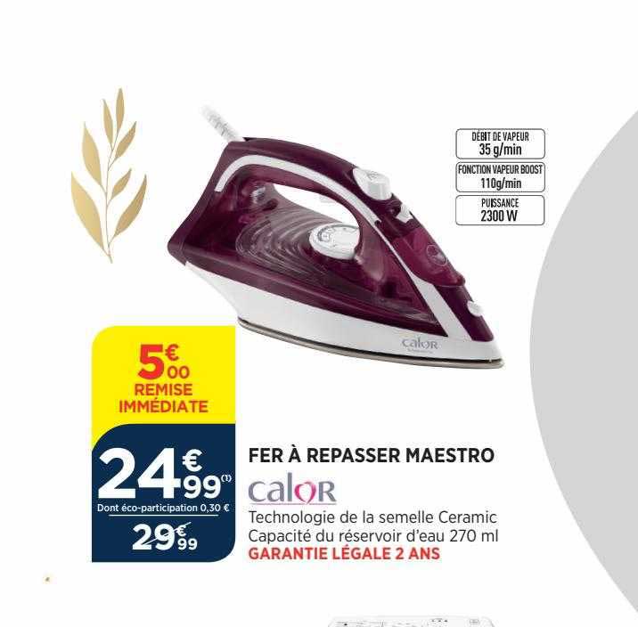 fer à repasser maestro