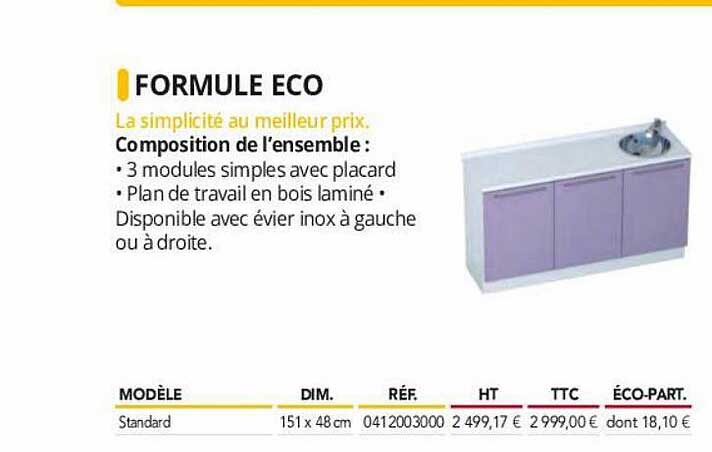 formule éco