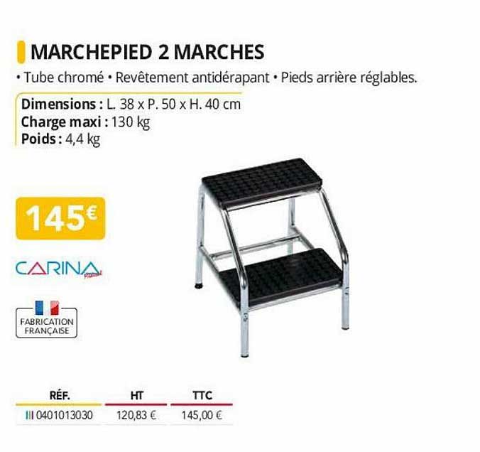 marchepied 2 marches carina