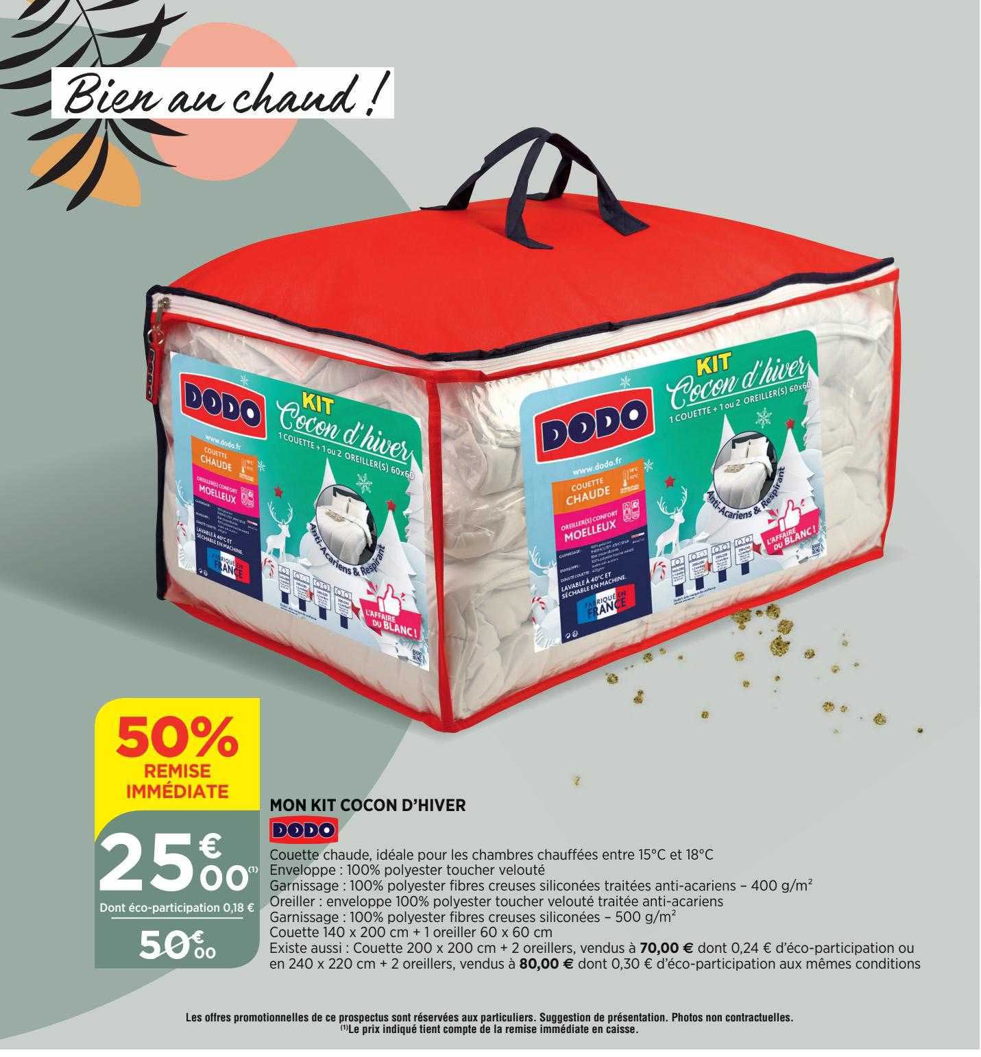 mon kit cocon d'hiver dodo