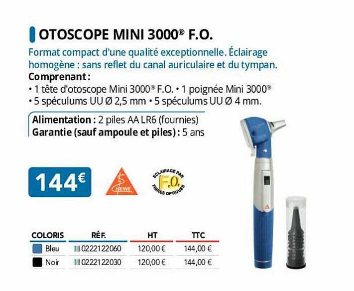otoscope mini 3000 f.o.