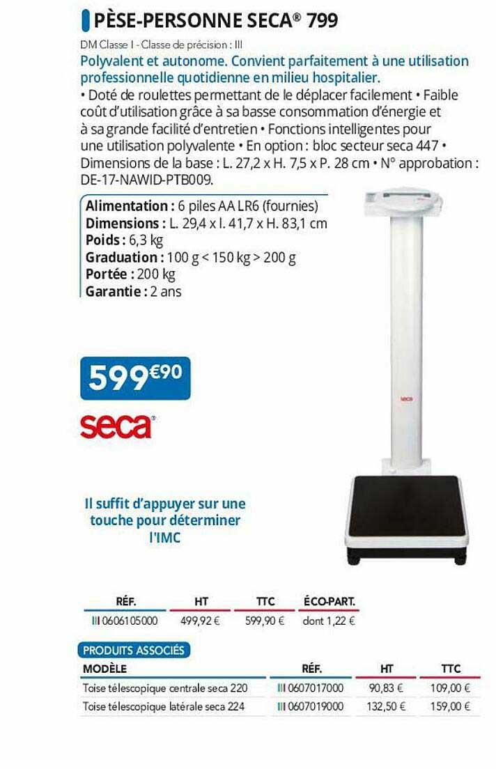 pèse-personne seca 799