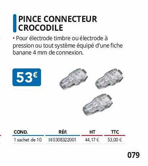 pince connecteur crocodile