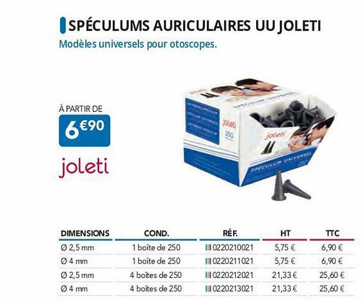spéculums auriculaires uu joliti